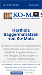 Mobile Screenshot of ko-mats.de